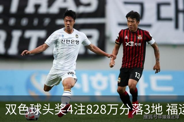 双色球头奖4注828万分落3地 福运奖开950万注