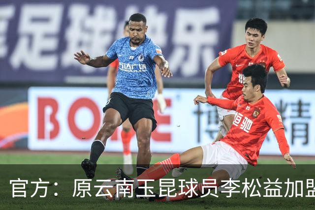 官方：原云南玉昆球员李松益加盟上海申花，现年33岁司职中卫