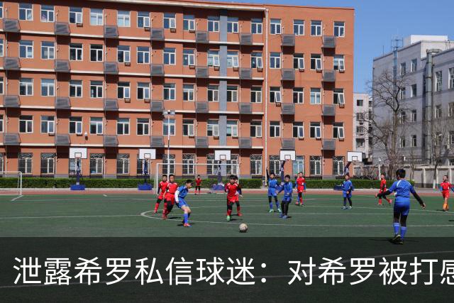 泄露希罗私信球迷：对希罗被打感到内疚 但私信公开一点也不后悔